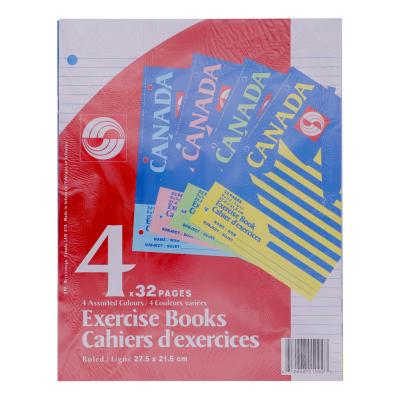 APP Canada Exercise Notebook, Ruled, 4x32pg