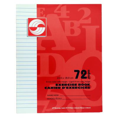 APP Cahier d'exercises, ligné, 9"x7", 72pg
