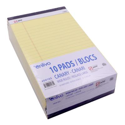 APP Perforated Ruled Writing Pads, 50 Sheets, 5"x8", 10 Pack