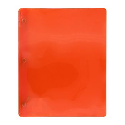 OFFISMART Couverture poly translucide 3 tiges, orange