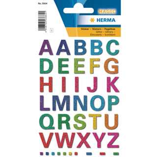 HERMA MAGIC Stickers Letters, Glittery