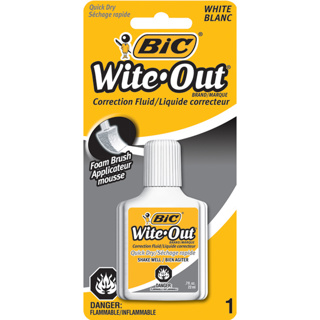 BIC Wite-Out Correction Fluid, 22 ml
