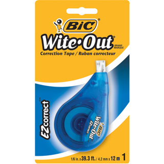BIC Wite-Out Correction Tape, 12M
