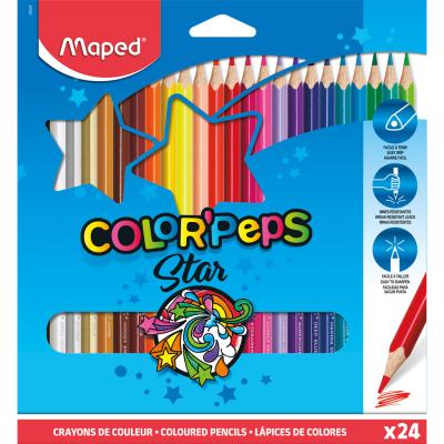 MAPED Crayons de couleurs Color'Peps, x24