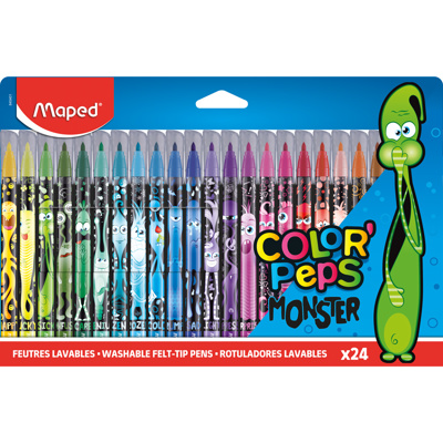 MAPED Marqueurs Monster Color'Peps, x24