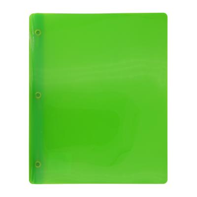 OFFISMART Transluscent 3-Prong Report Cover, Green
