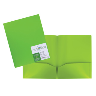 ECOOFFICE Portfolio à 2 pochettes, vert