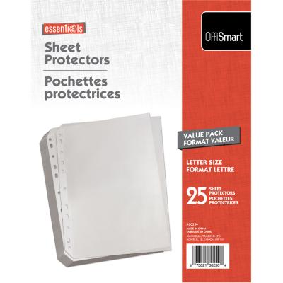 OFFISMART Pochettes protectrices, transparent, pqt 25