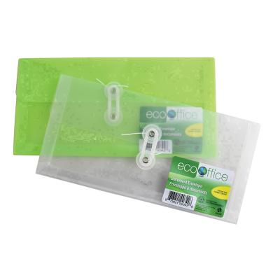 ECOOFFICE String Envelope, Cheque Size, Clear