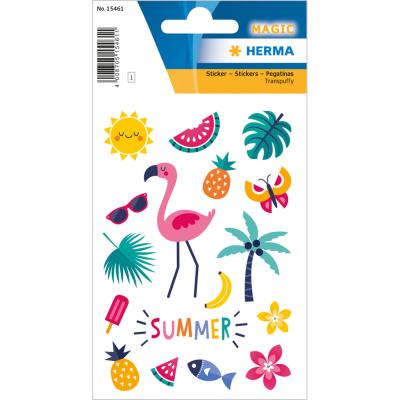 HERMA MAGIC Stickers Summer Feeling, Transpuffy