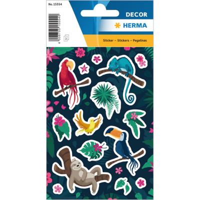 HERMA DÉCOR Stickers Tropical Animals
