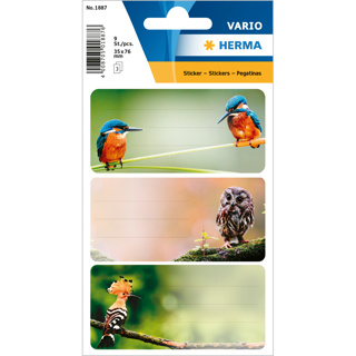 HERMA VARIO School Labels, Home Birds