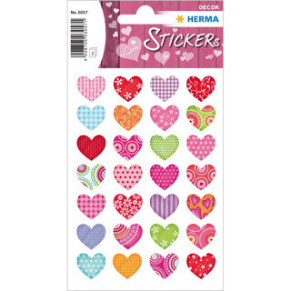 HERMA Stickers DÉCOR Coeurs Colorés