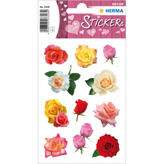 HERMA Stickers DÉCOR Fleurs de rose