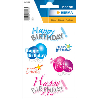 HERMA DÉCOR Stickers Happy Birthday
