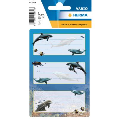 HERMA VARIO School Labels, Dolphins