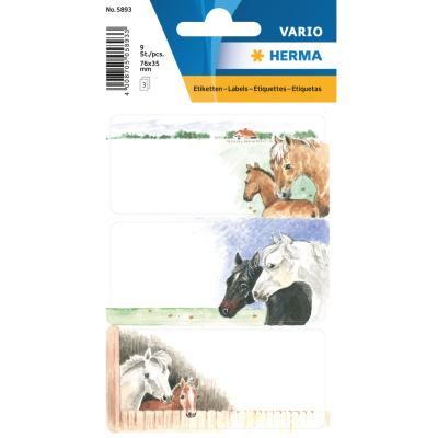 HERMA VARIO School Labels, Horses