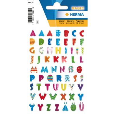 HERMA MAGIC Stickers Letters, Stone Embossed