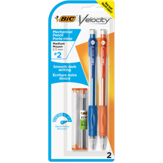 BIC Velocity Mechanical Pencil, 0.5mm HB2, x2