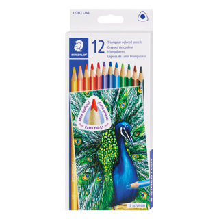 STAEDTLER crayons de couleur triangulaires x12