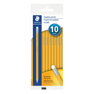 STAEDTLER crayons HB2 x10 jaune