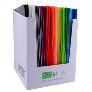 ECOOFFICE Poly 3-Prong Report Cover, 12 Colours