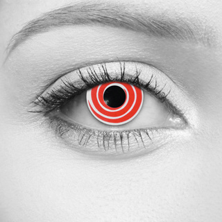 LOOX Red Spiral Contact Lenses