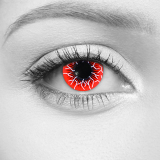 LOOX Red Fury Contact Lenses