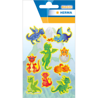 HERMA Stickers MAGIC Dragons, lumineux