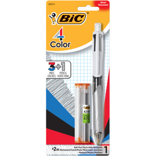 BIC Classic 4-Colour Ball Pen + 0.7mm Lead