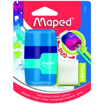 MAPED Connect Pencil 2-Hole Sharpener + Eraser