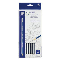 STAEDTLER crayons HB2 Rally x12, FSC 100% 
