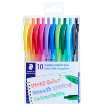 STAEDTLER Retractable Ballpoint Pens x10