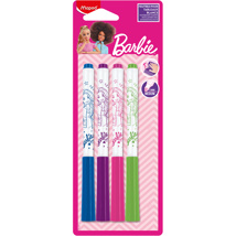 MAPED Barbie Whiteboard markers x4