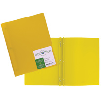 ECOOFFICE Couverture poly 3 tiges, jaune