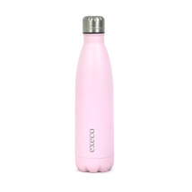 EXECO Insulated Bottle, 500mL, Mat Pink