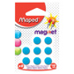 MAPED Assorted Ø10mm Magnets, 8 Pack