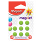 MAPED Assorted Ø10mm Magnets, 8 Pack