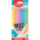 MAPED Crayons de couleurs Color'Peps, x12 - Pastel