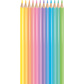 MAPED Crayons de couleurs Color'Peps, x12 - Pastel