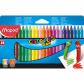 MAPED Crayons de cire Color'Peps, x24