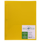 ECOOFFICE Poly 3-Prong Report Cover, 2 Pockets, Yellow