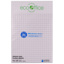 ECOOFFICE White Adhesive Notes, 4"x6", Graph, 100% Recycled